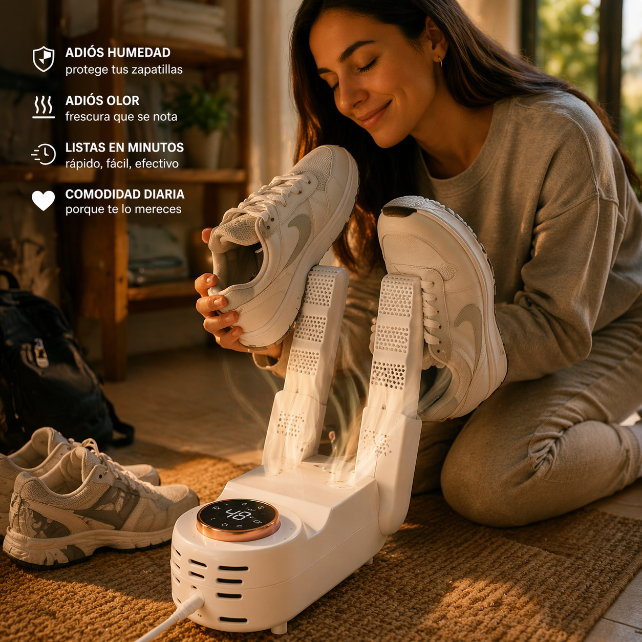 ChaoHumedad™ – Zapatillas secas y sin olor en minutos